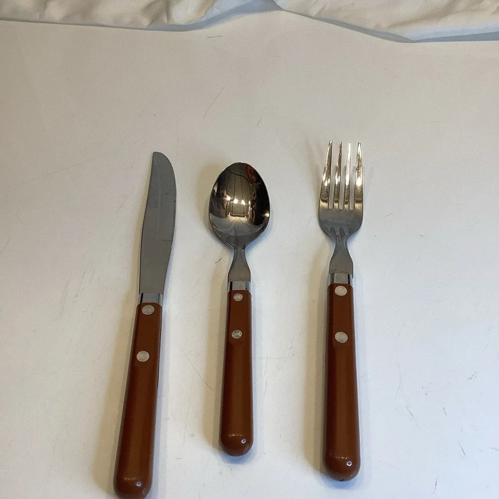 Hearthside Contemporary Stainless Korea Flatware Set of 3pc